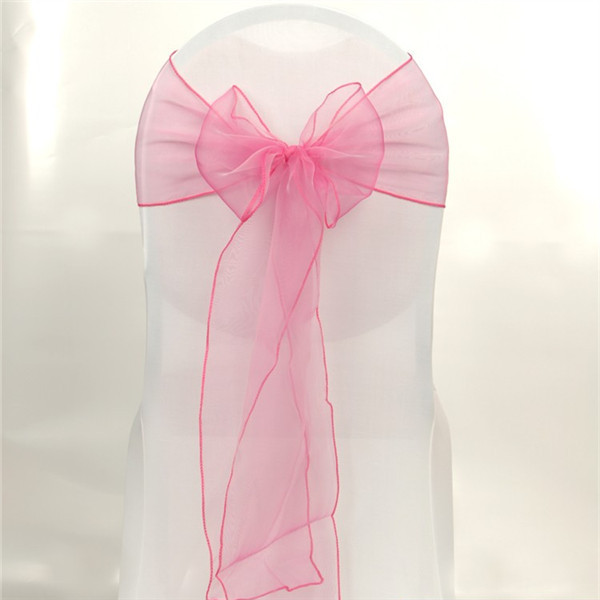 Organza chair sash wedding chair sash