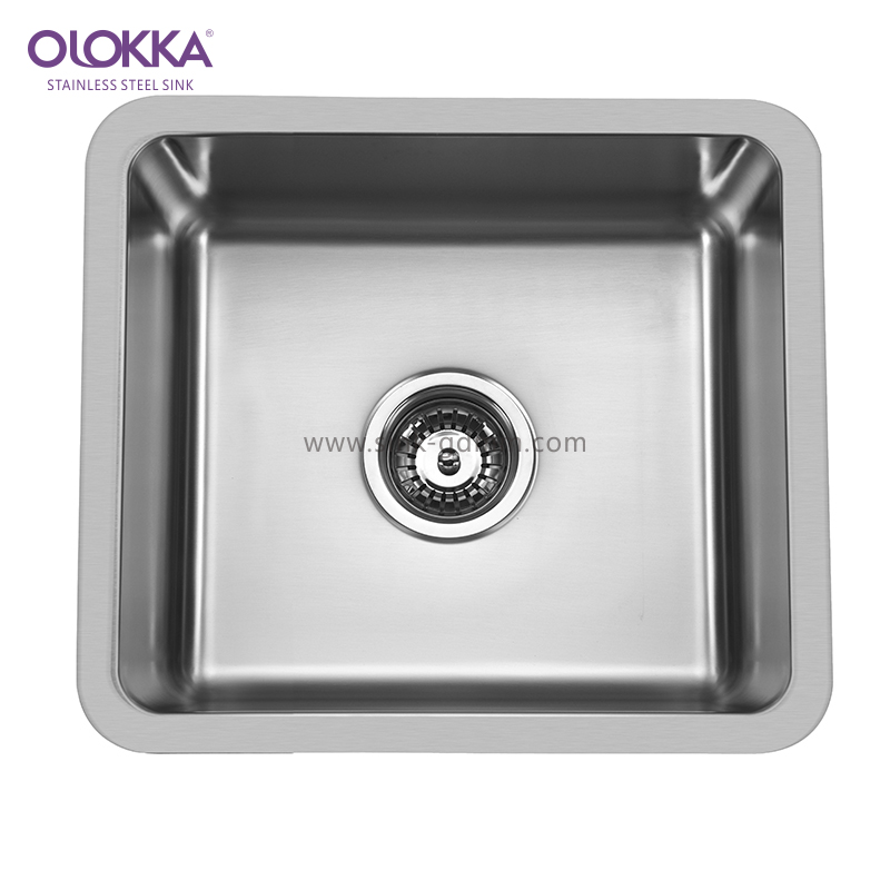 Stainless Steel Sink Single Bowl With Little Radius Corner