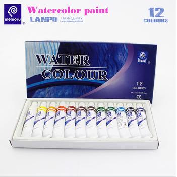 12pcs 12ml water color paint set