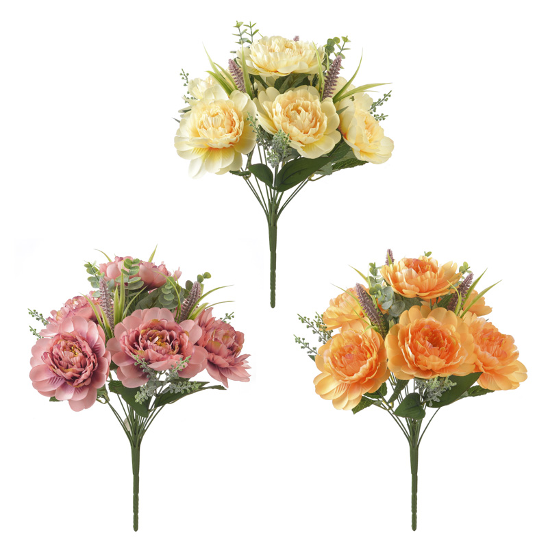 15127082 silk penoy bush X15 stems