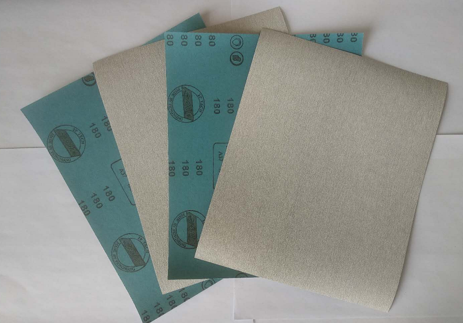 Blue Latex Paper White Grit Abrasive Paper