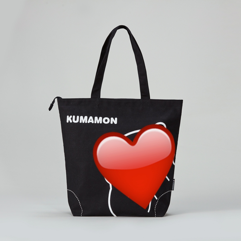 high quality eco-friendly black large cotton shopping bag