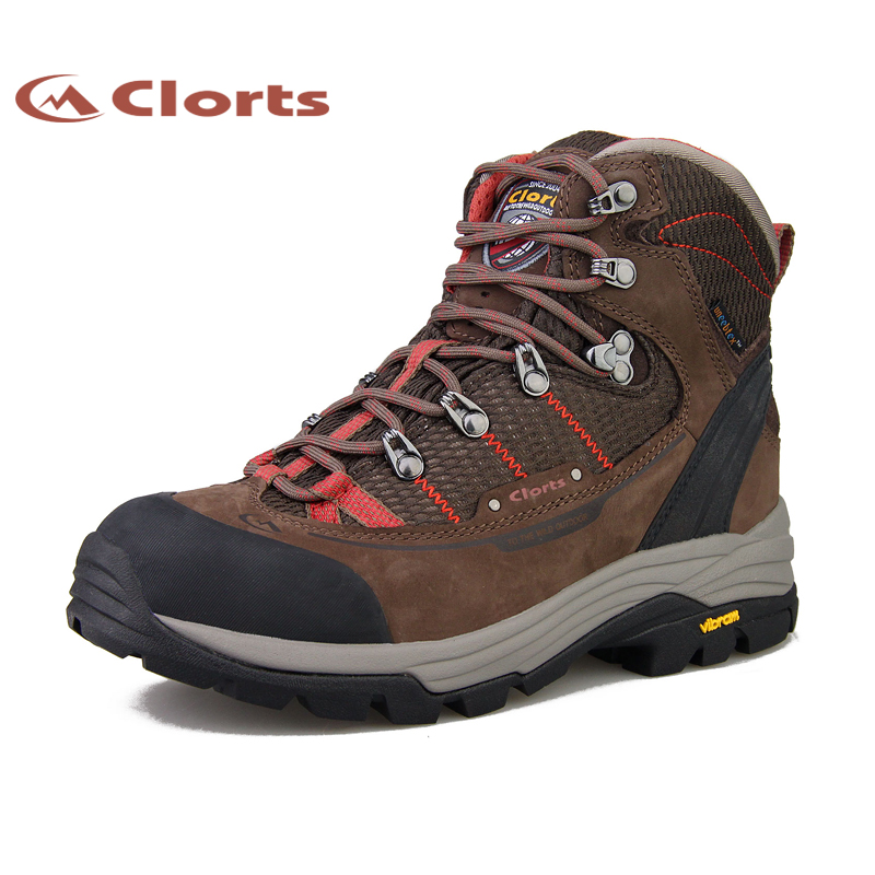 CLORTS Nubuck Leather Waterproof Vibram Outsole Hiking Boots