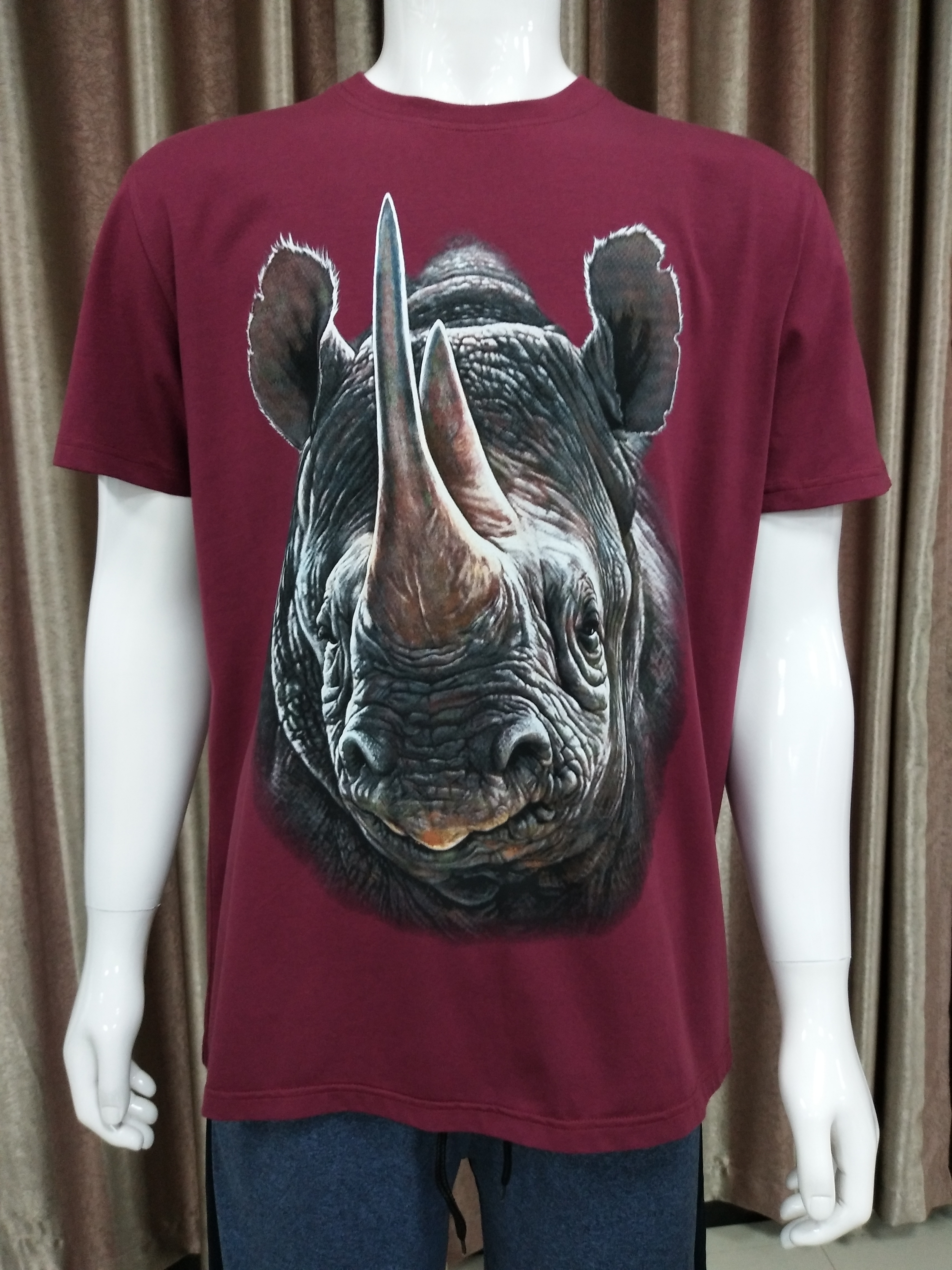 200gsm 100% cotton digital print men t shirt