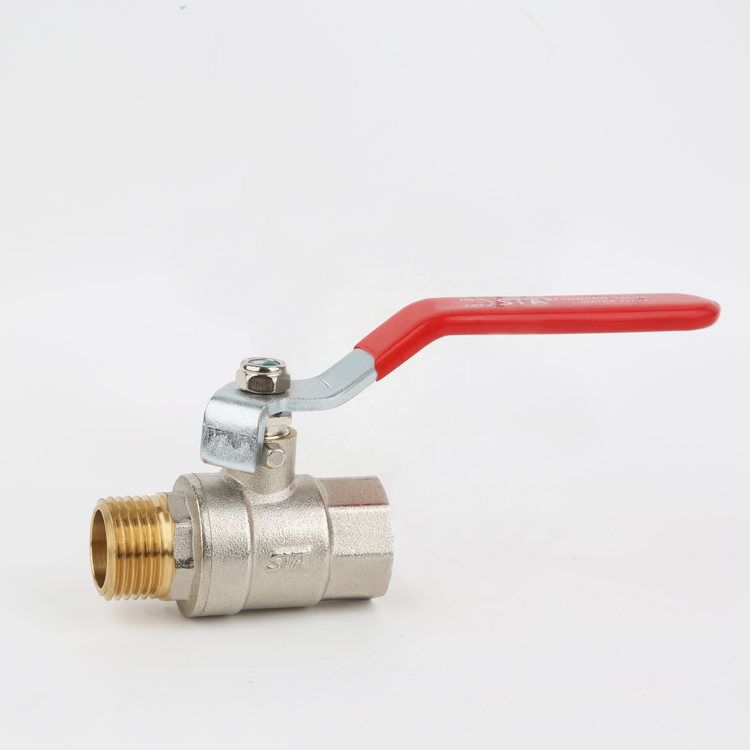 STA.1017 1/2"-2" inch ball valves for water Butterfly Handle HPB57-3/CW617N BSP threaded brass forged ball valve