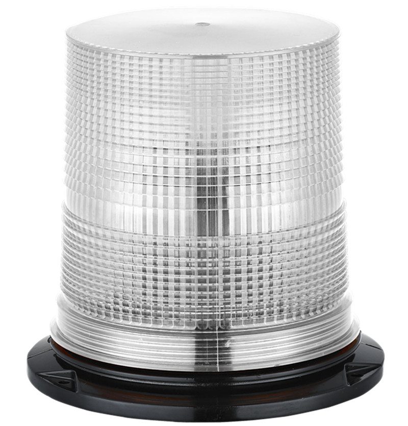 Super Bright DC12-48V White SMD LED Double Flash rotary emergency Beacon , Xenon Spiral bulbs strobe flashing warning light