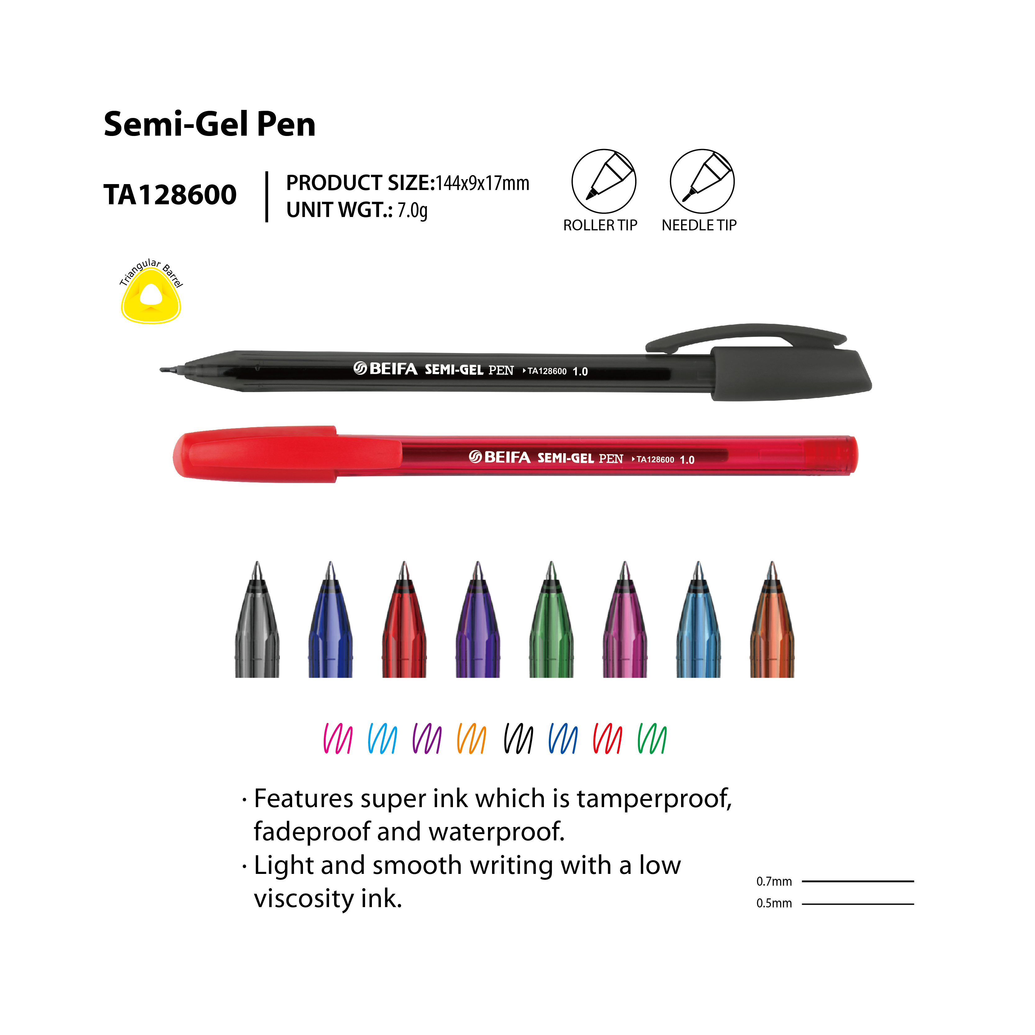 Semi-Gel Pen