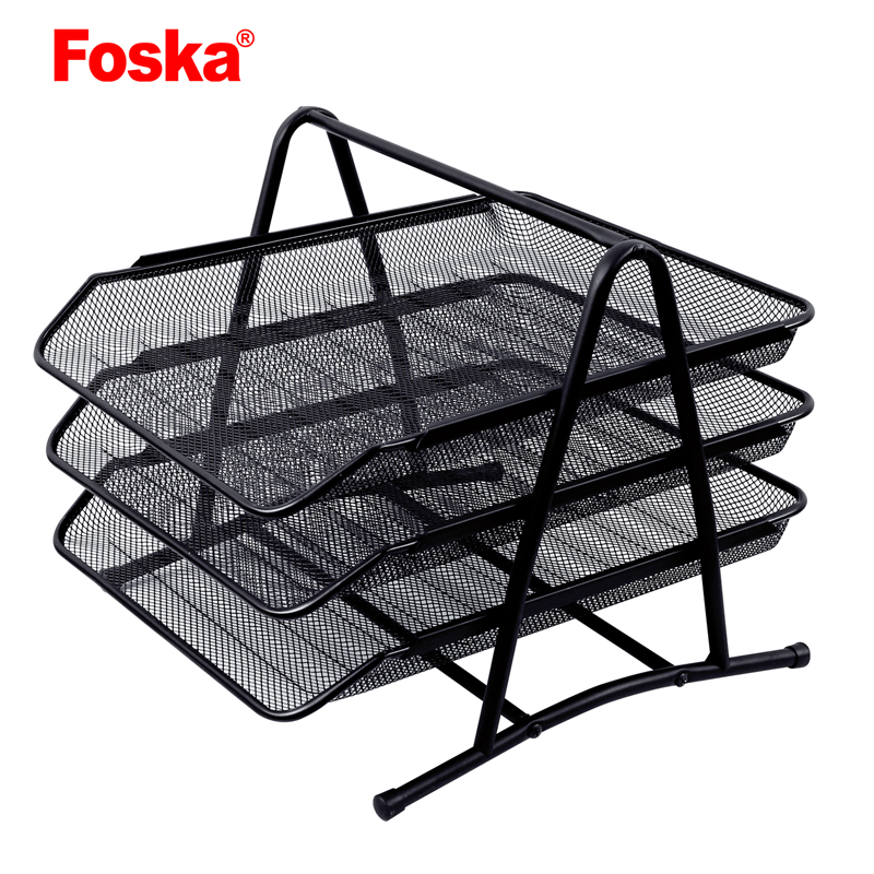 Hot Sale 3-Layers Metal Office Organizer file tray