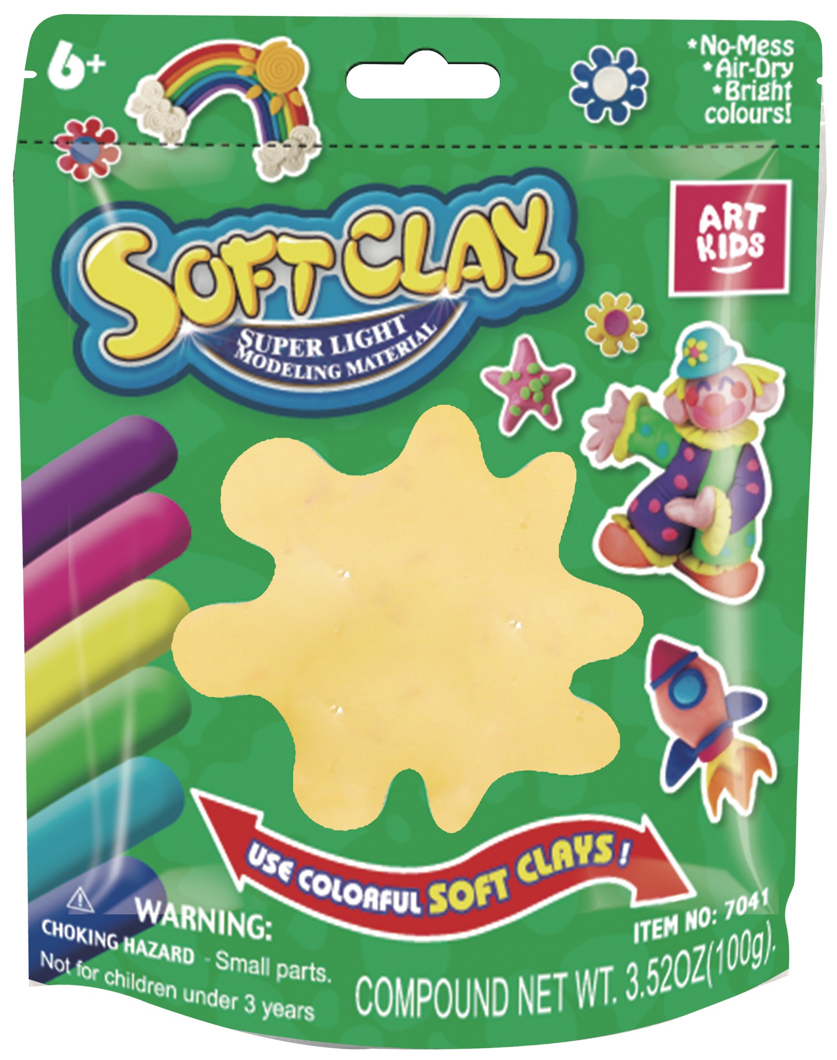 Soft Clay 100g/Poly Bag