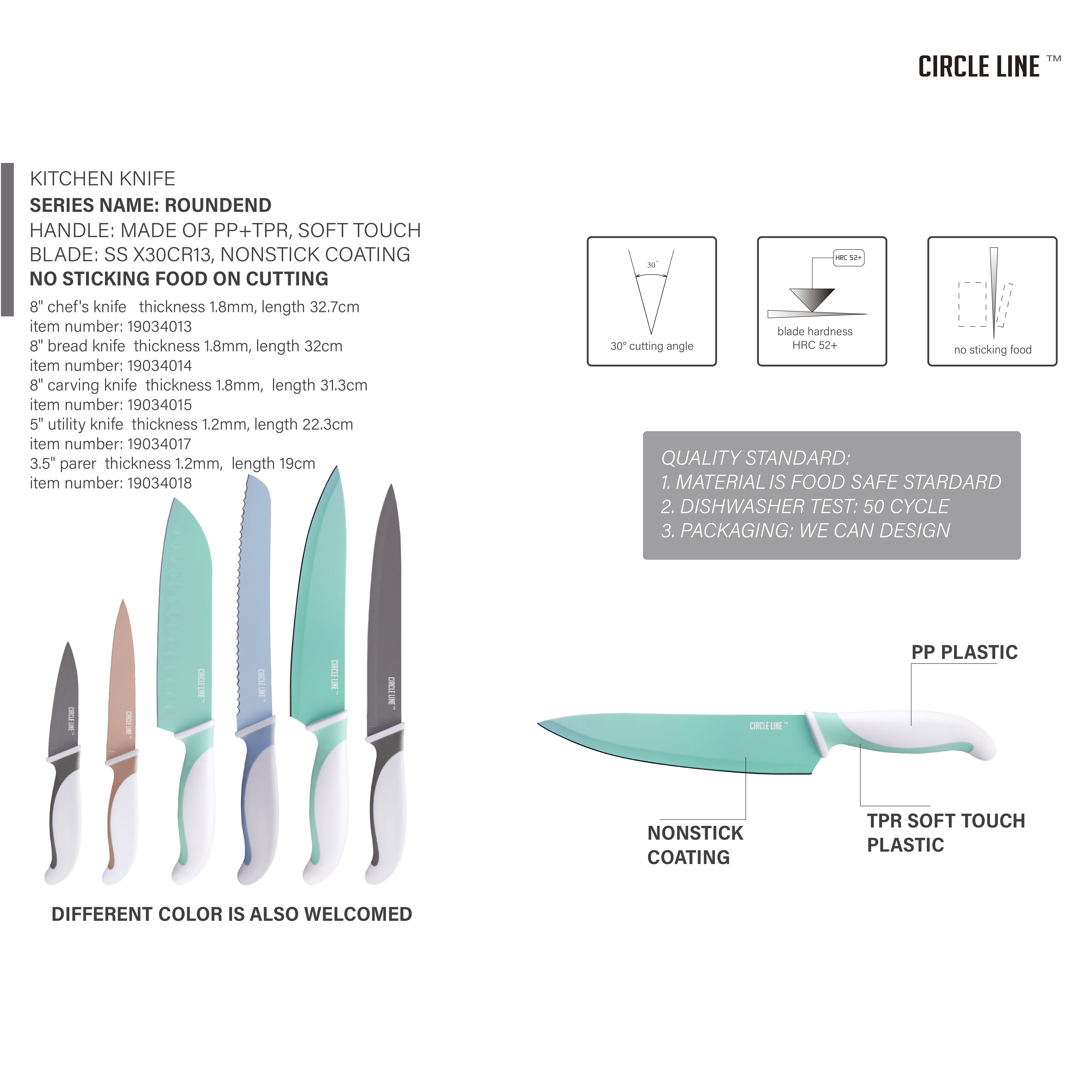 Nonstick Knife- Morandi
