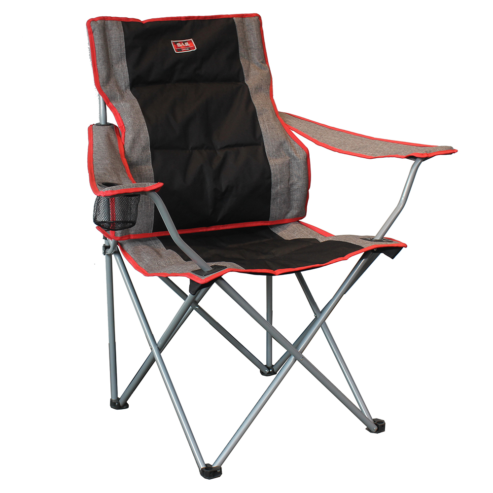 camp chair with back support
