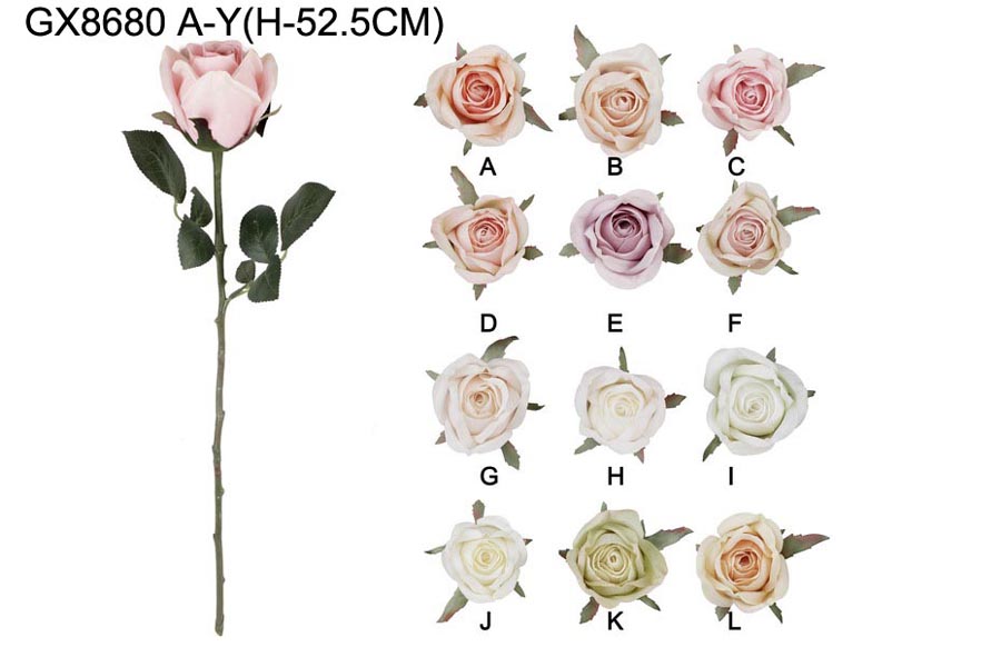 Single rose(H-52.5CM)*