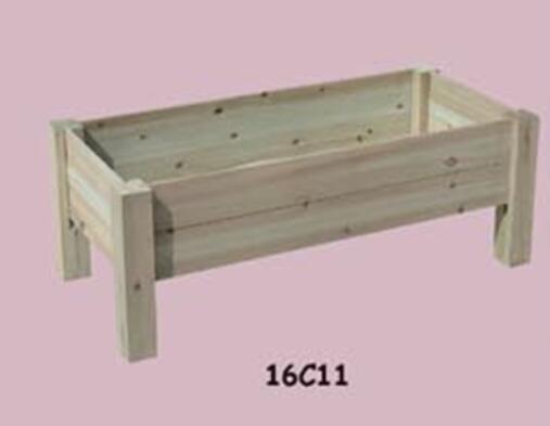 Wood Raised Garden Bed