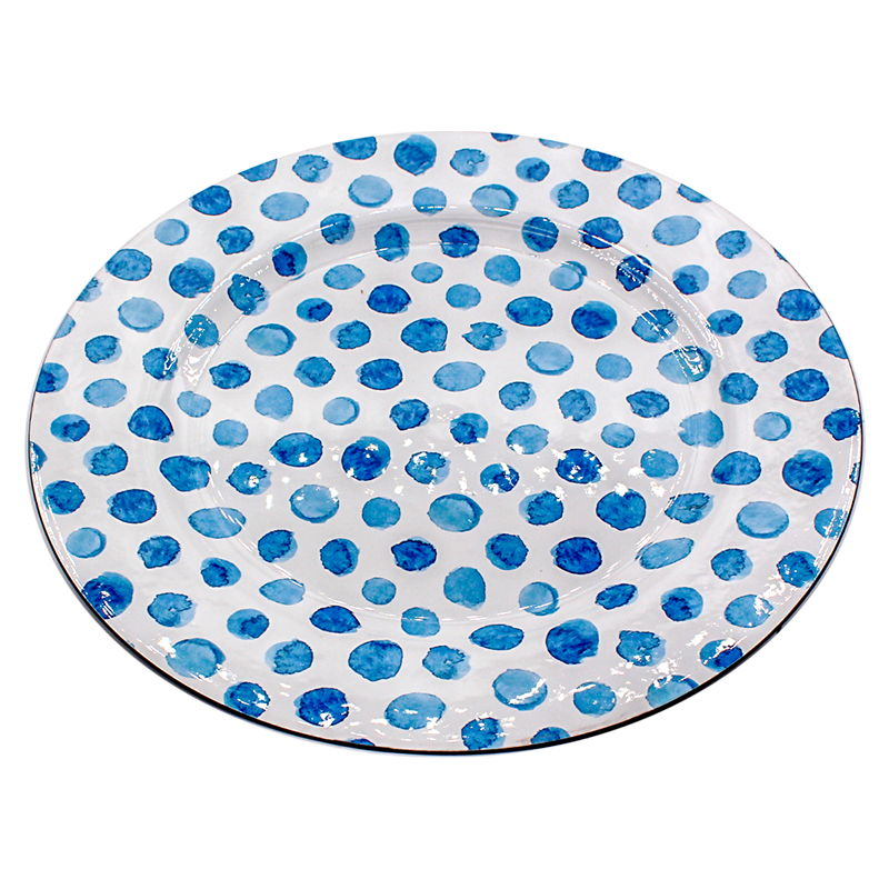 Plastic charger plate
