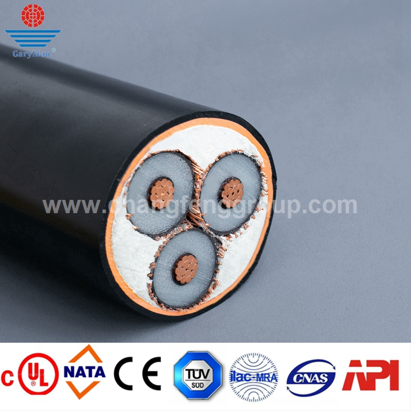 Power cable Three Core cable XLPE MV cable HDPE manufacture