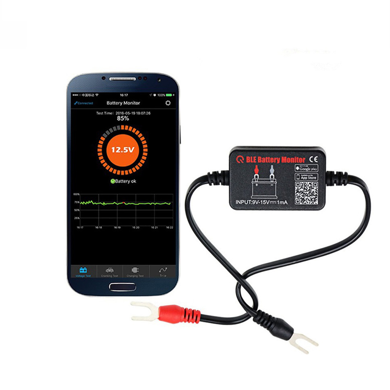 Bluetooth lithium battery monitor