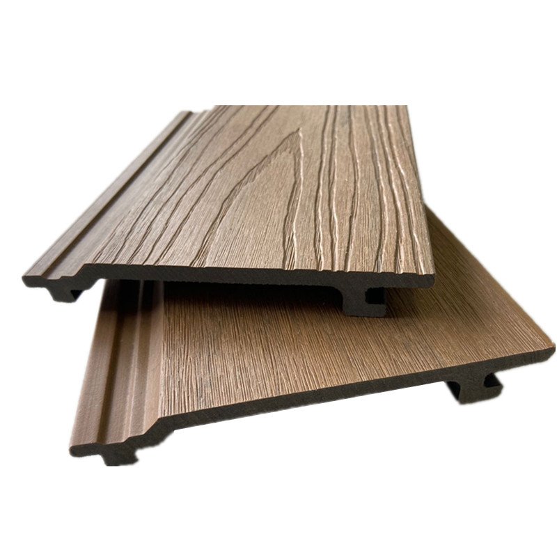 Outdoor Co-extrusion Wood Plastic Composite Wall Panel 156S21-B