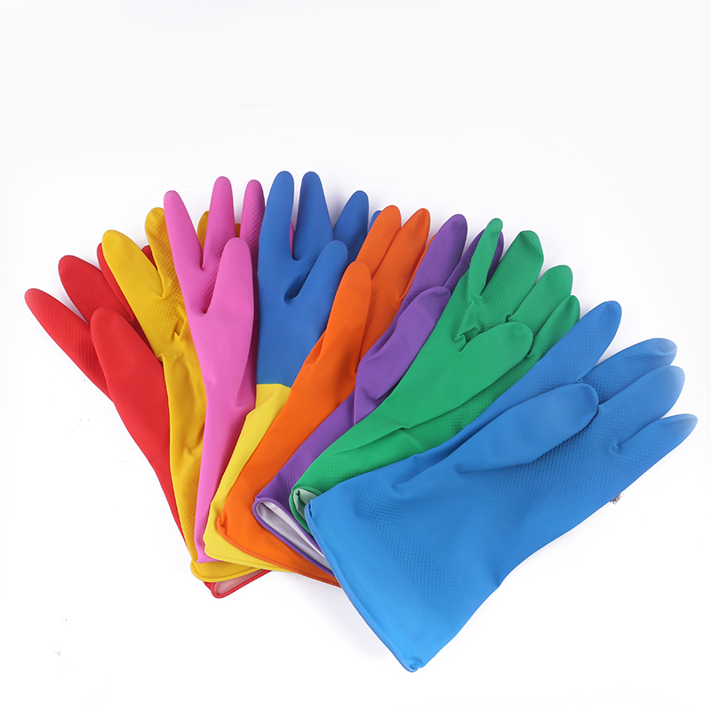 household rubber gloves