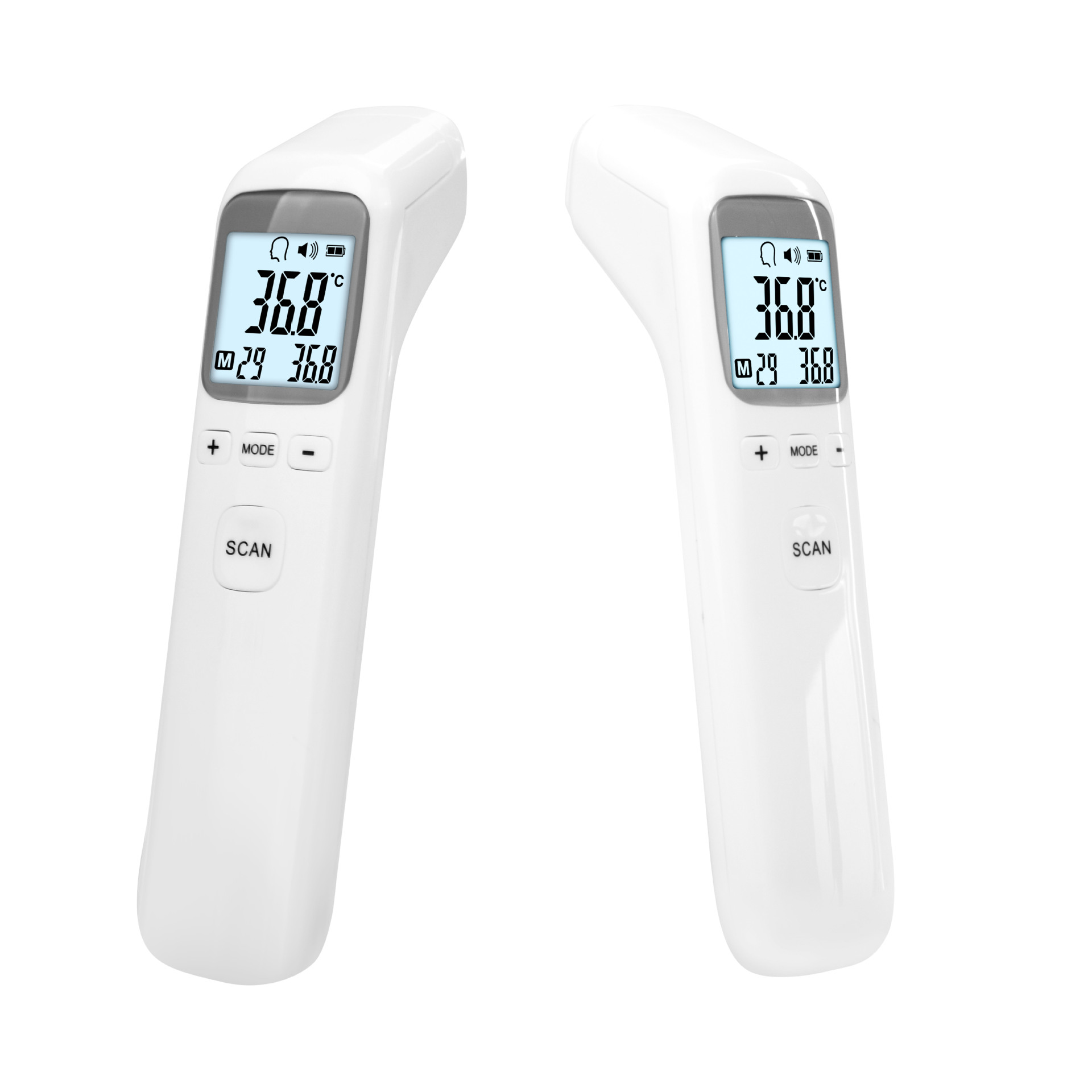 Infrared forehead temperature