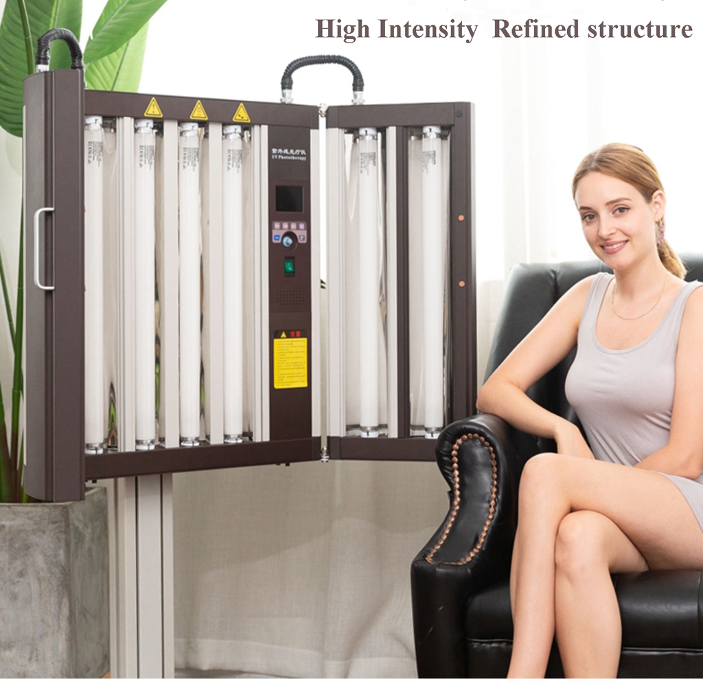 Semi professional half body UV phototherapy