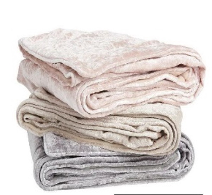 velvet throw