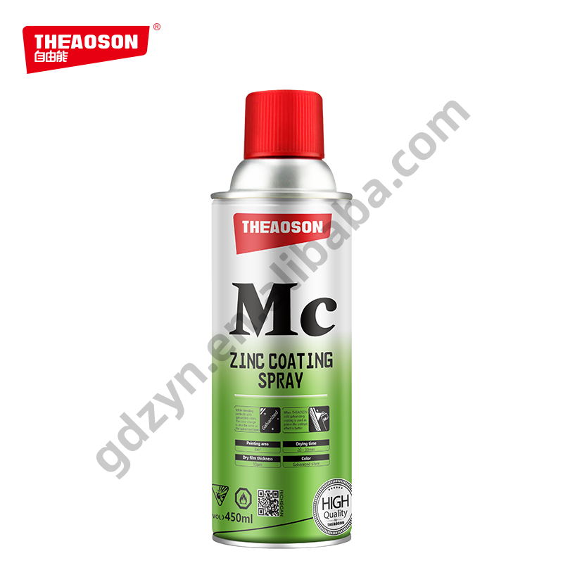 Zinc coating spray