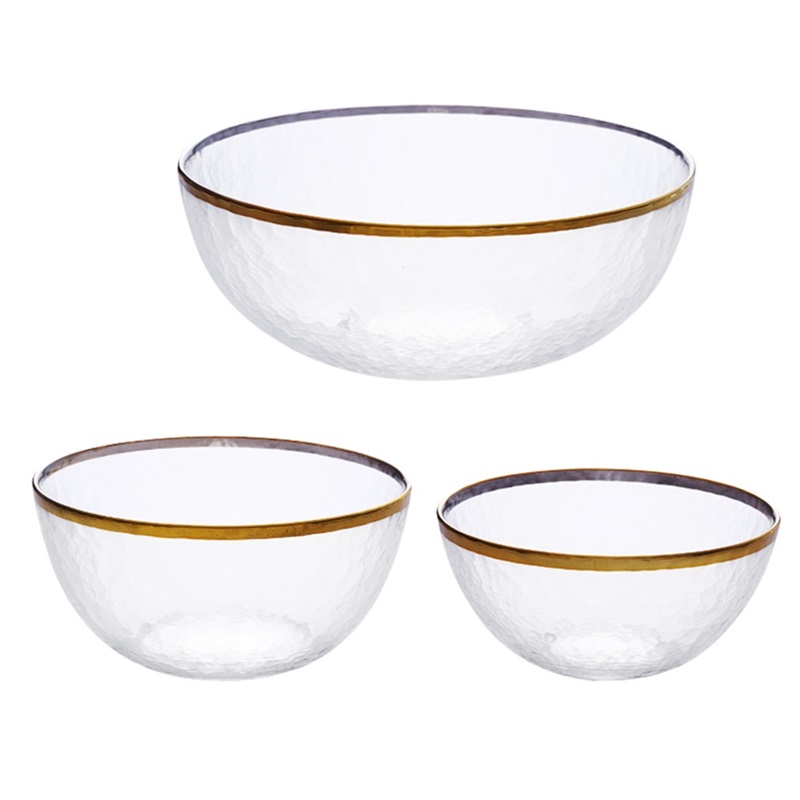 Glass Bowl Mixing Salad Bowl