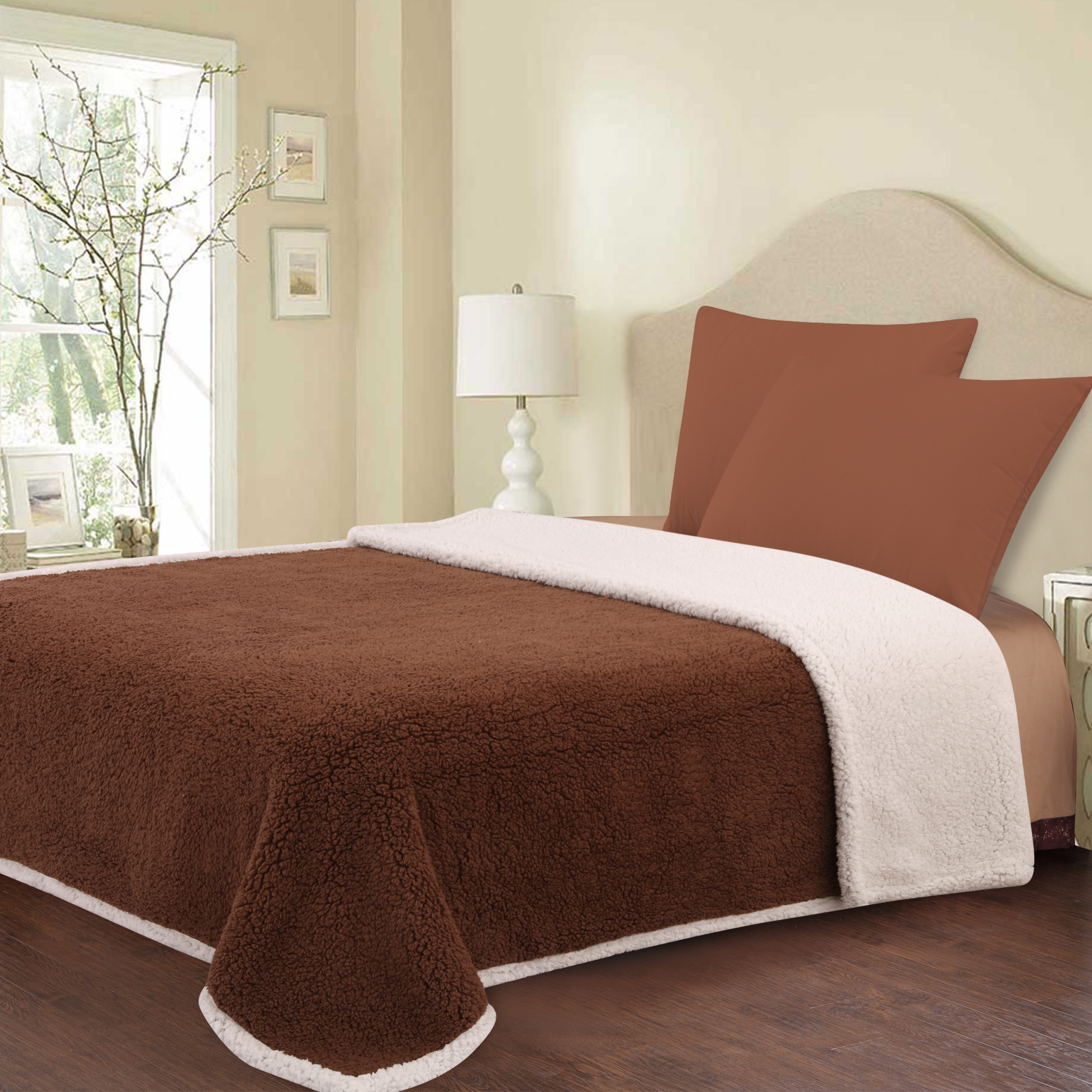 Solid Sherpa Blanket