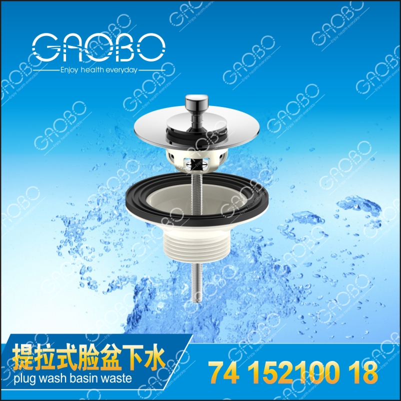 Plug wash basin waste