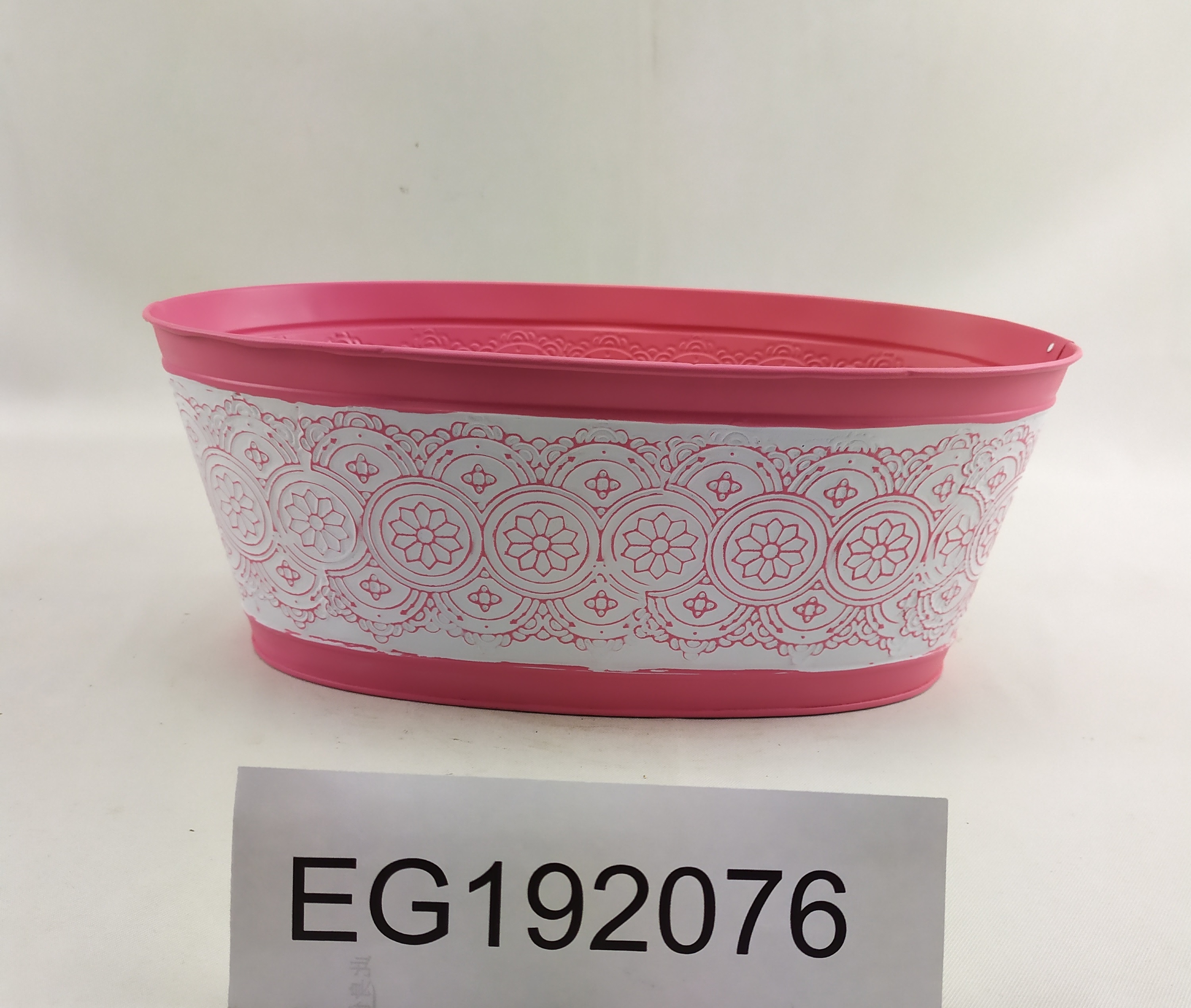 Galvanized Metal garden water bucket with handle