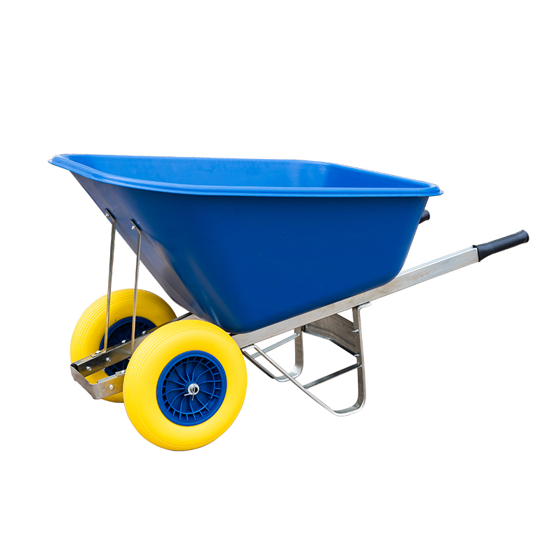 750lbs capacity 10cuft Heavy Duty Dual Wheels Wheelbarrow