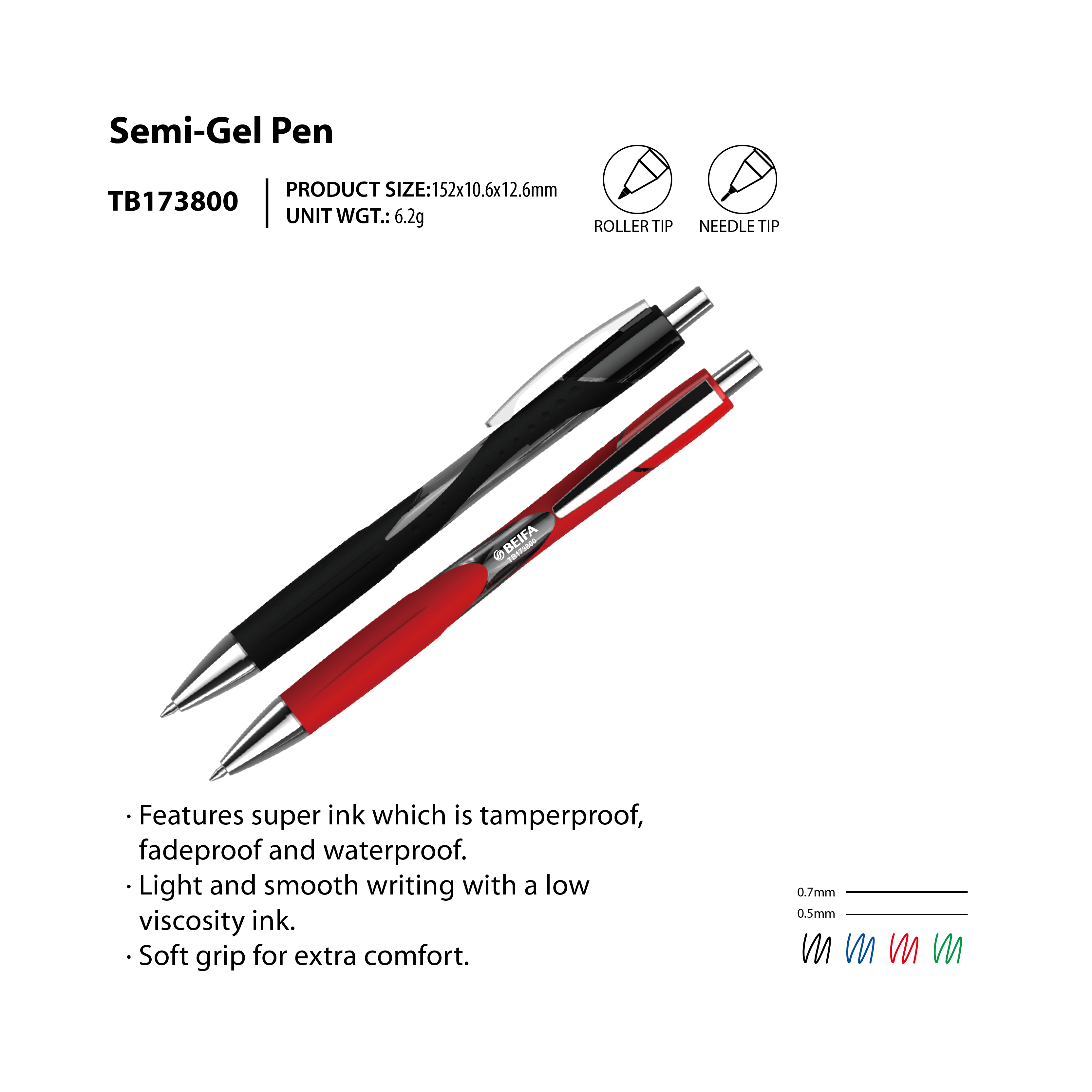 Semi-Gel Pen
