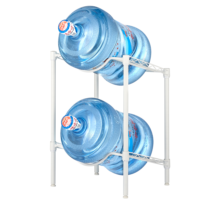 Water Cooler Jug Rack 2tier Heavy Duty Water Bottle Holder Storage Rack for 5 Gallon Water Dispenser