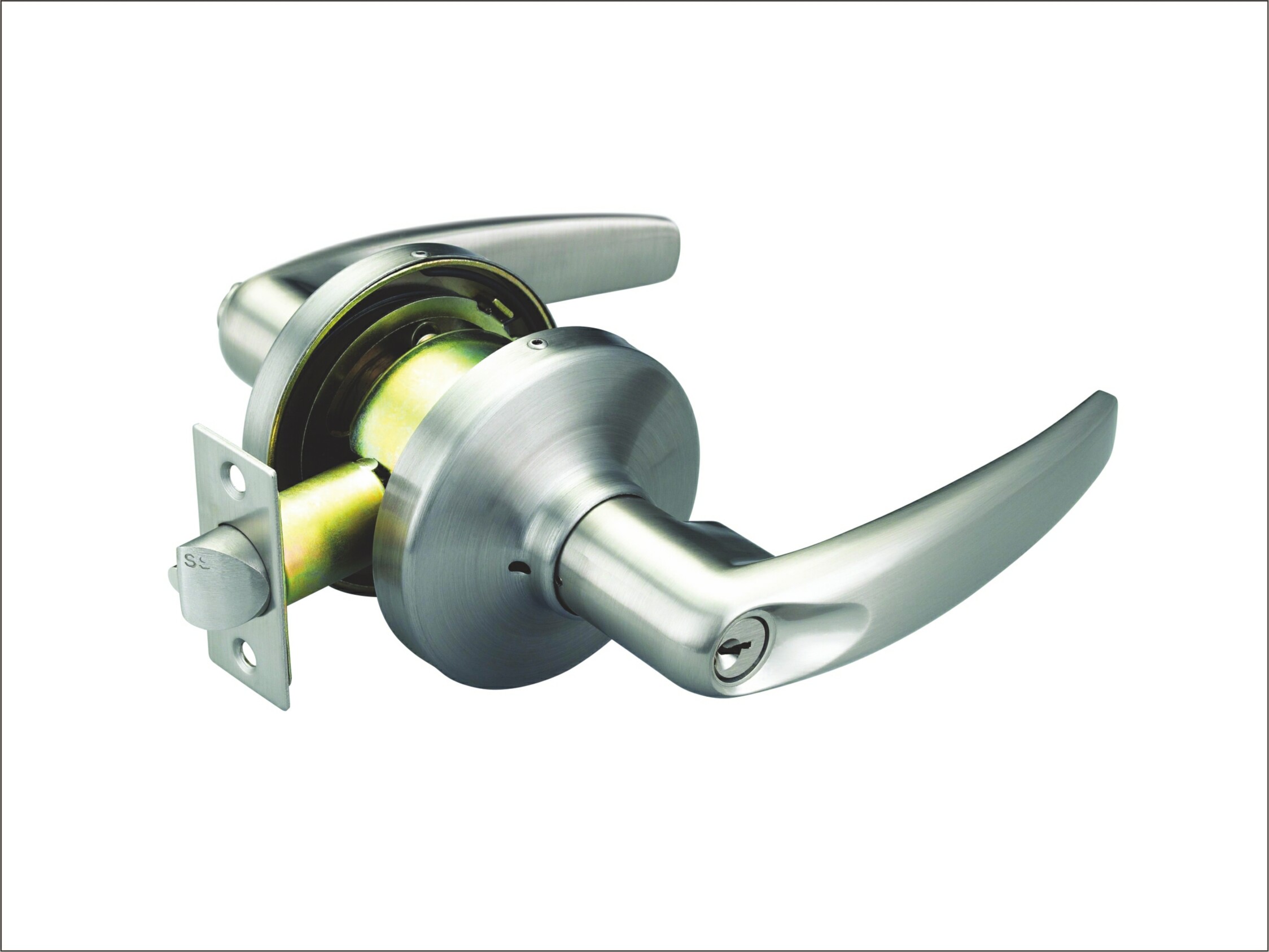 Heavy duty cylindrical lever lockset(entrance function)