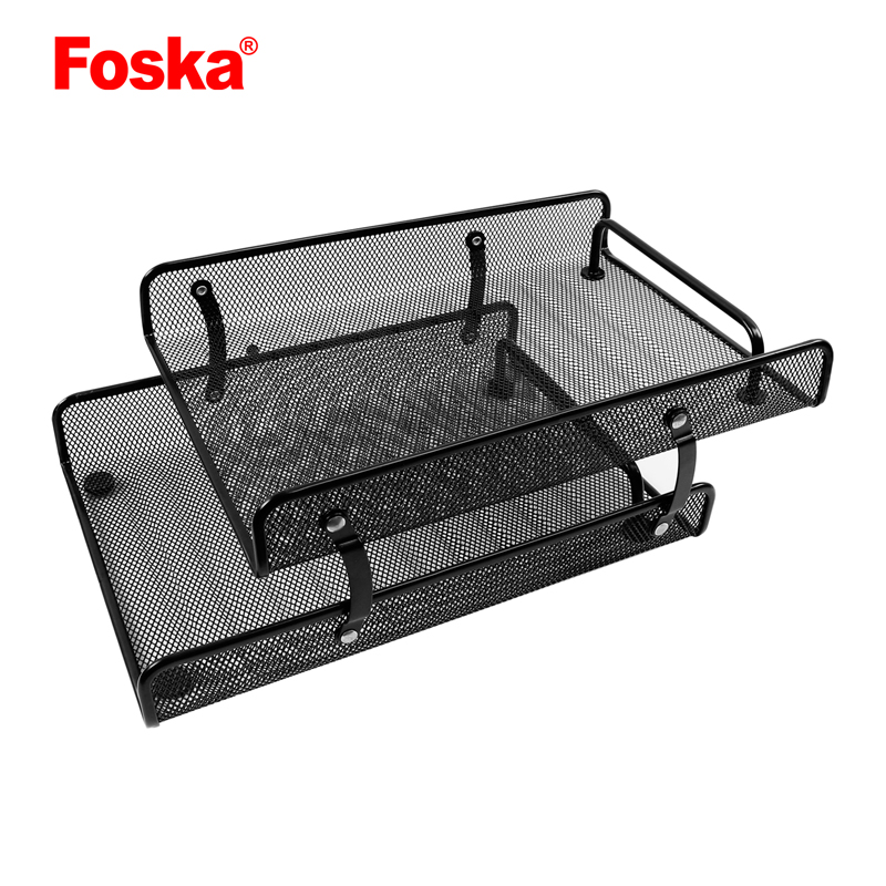 Hot Sale 2-Layers Metal Office organizer file tray