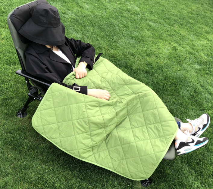 Nylon waterproof picnic mat air blanket summer mini cover ultra light quilting blanket