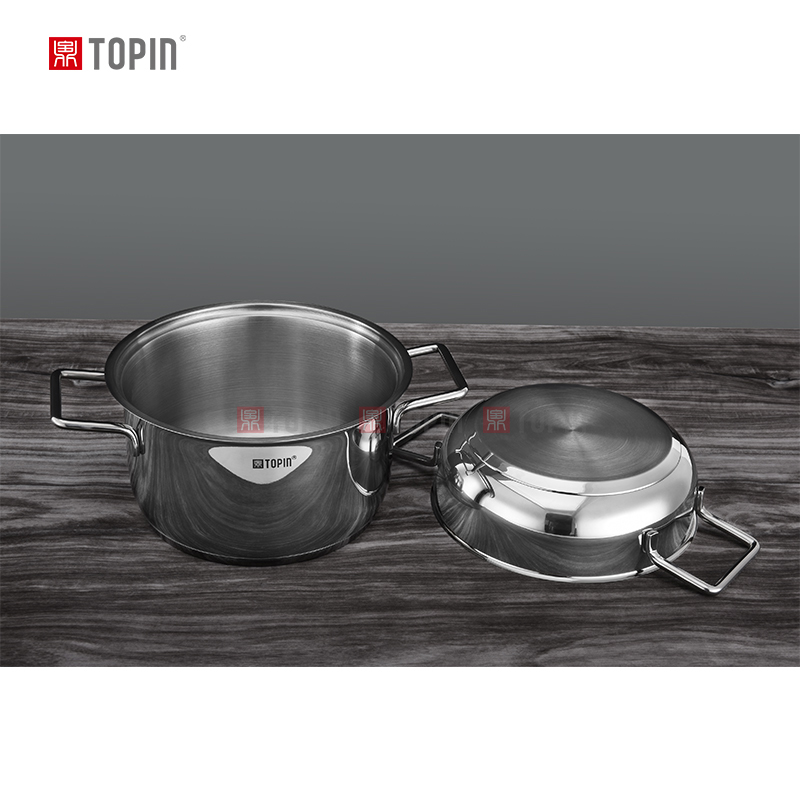 Topin stainless steel cookpot 20cm set