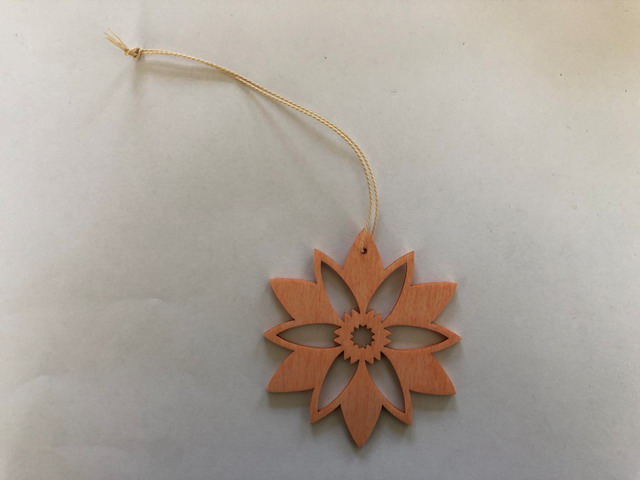 Wooden flower