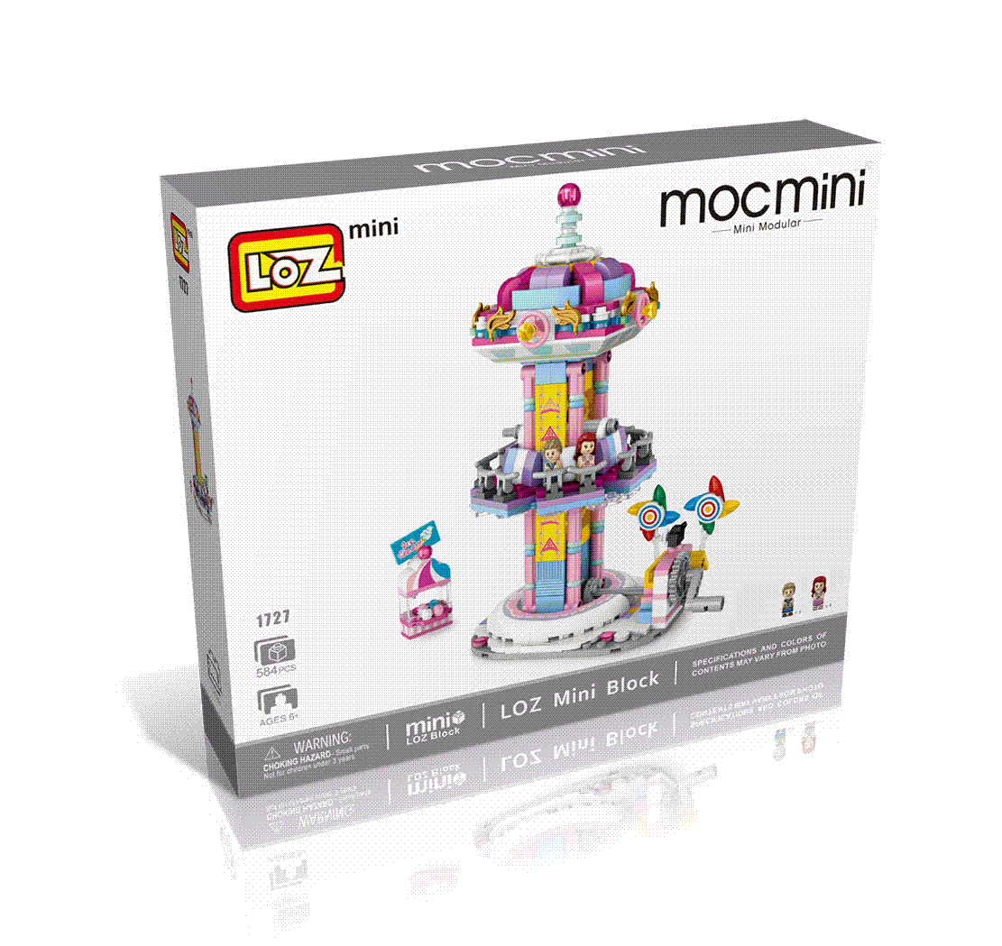 LOZ mini building block amusement park series - Drop Zone