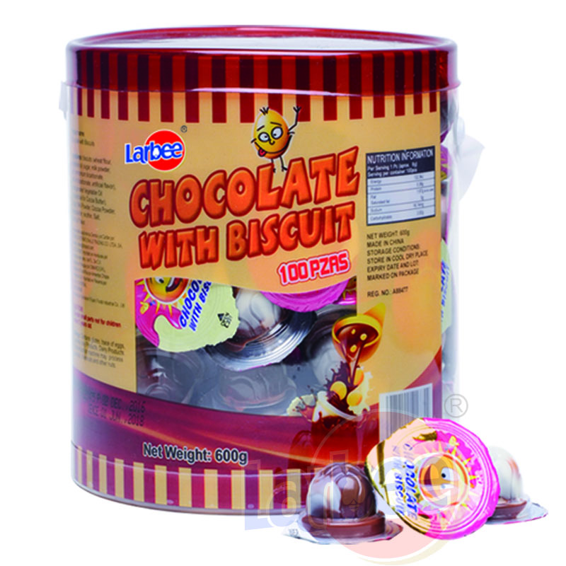Chocolate with biscuit
