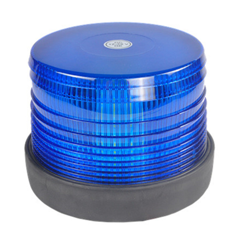 Wholesale Blue Xenon Spiral Strobe Emergency light, DC12-48V Rubber Base Magnetic rotating and flashing Warning lamp