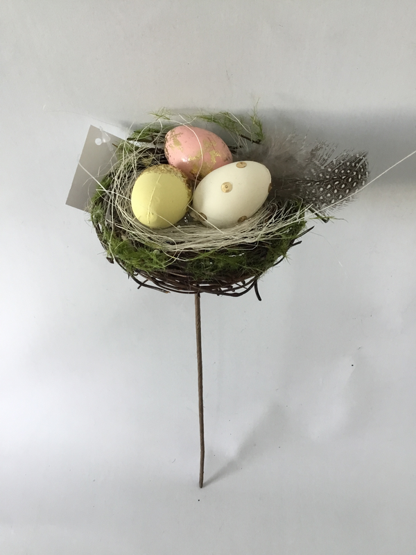 Easter egg nest branch