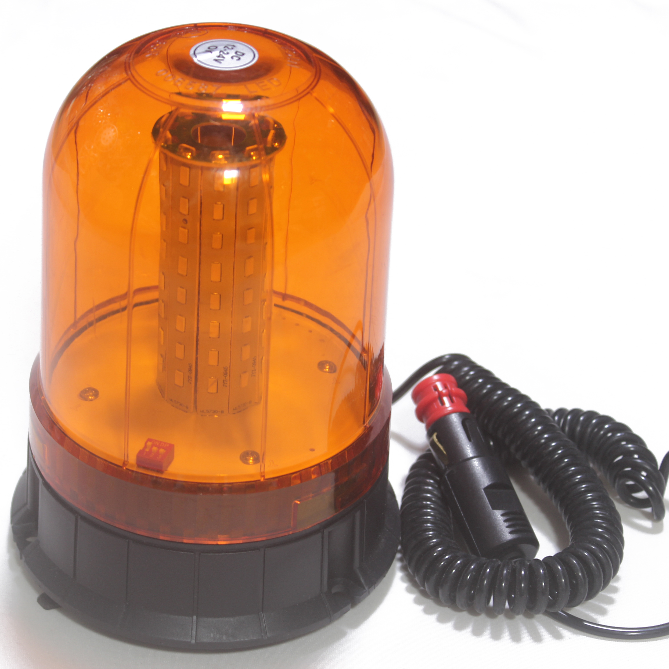 Super Bright Amber Led Strobe Rotating Beacon Light, 5730LED Vehicle Emergency Warning Light