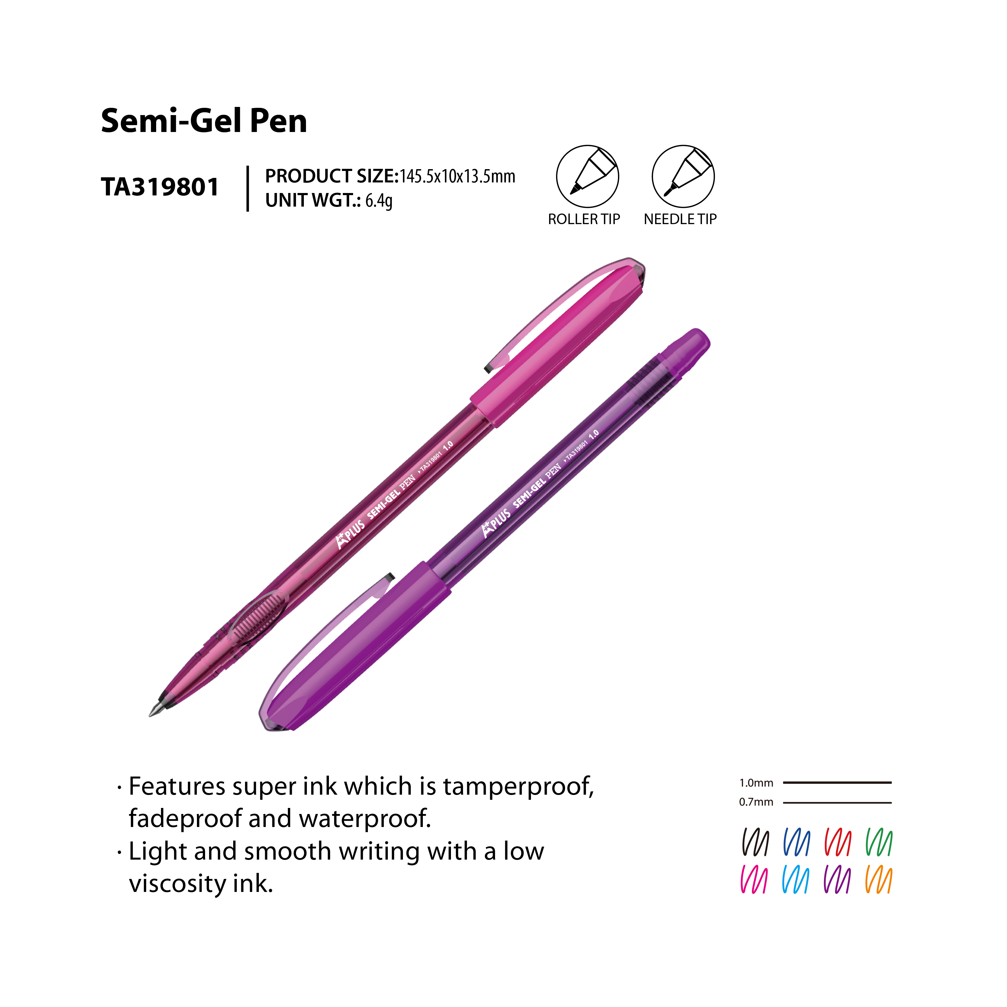 Semi-Gel Pen