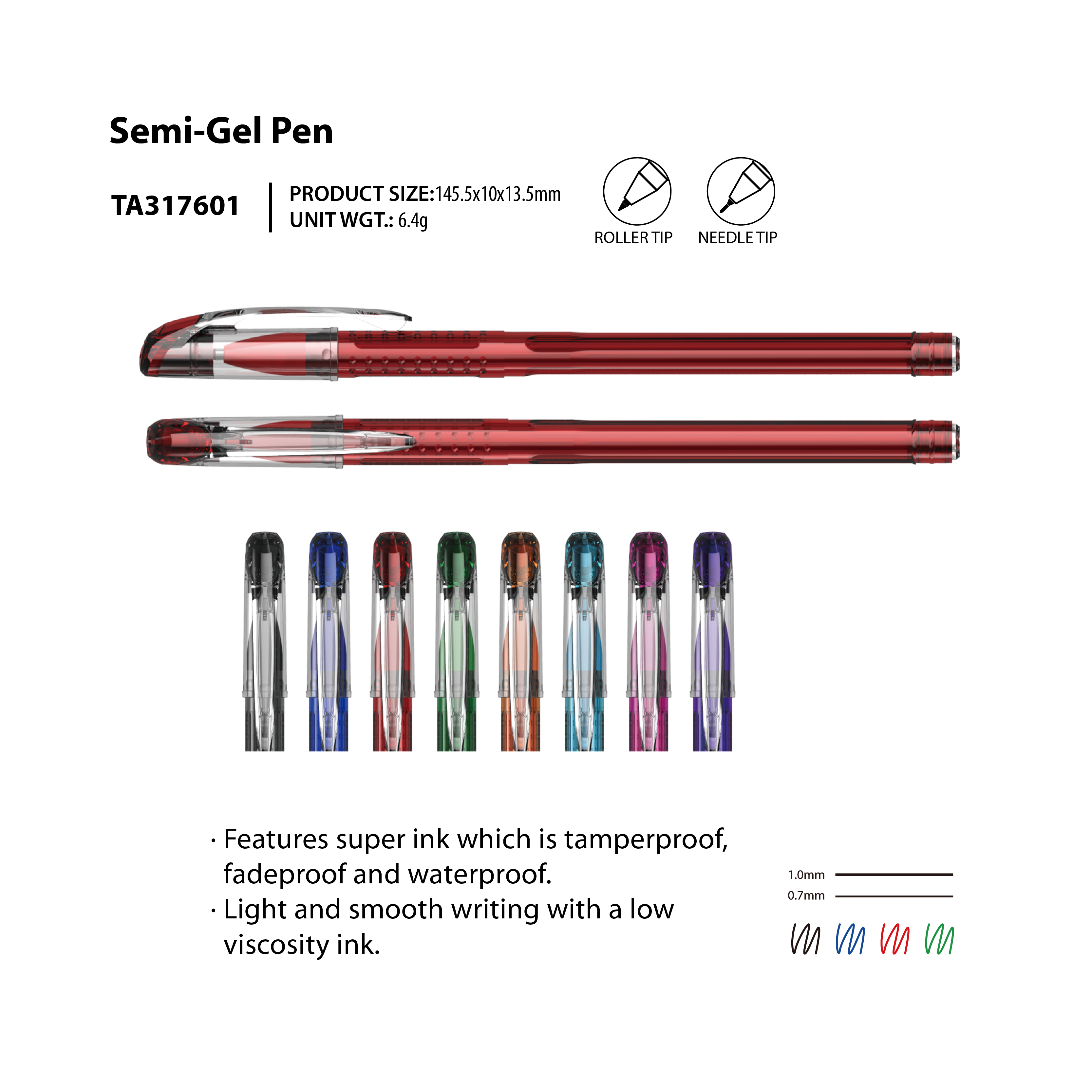 Semi-Gel Pen