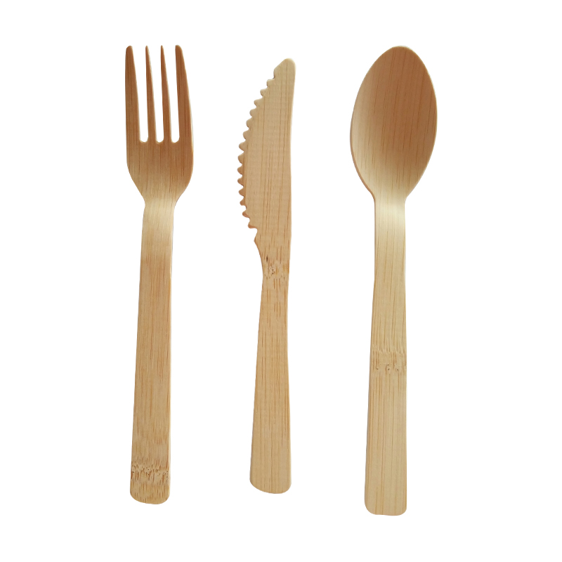 disposable bamboo fork knife and spoon