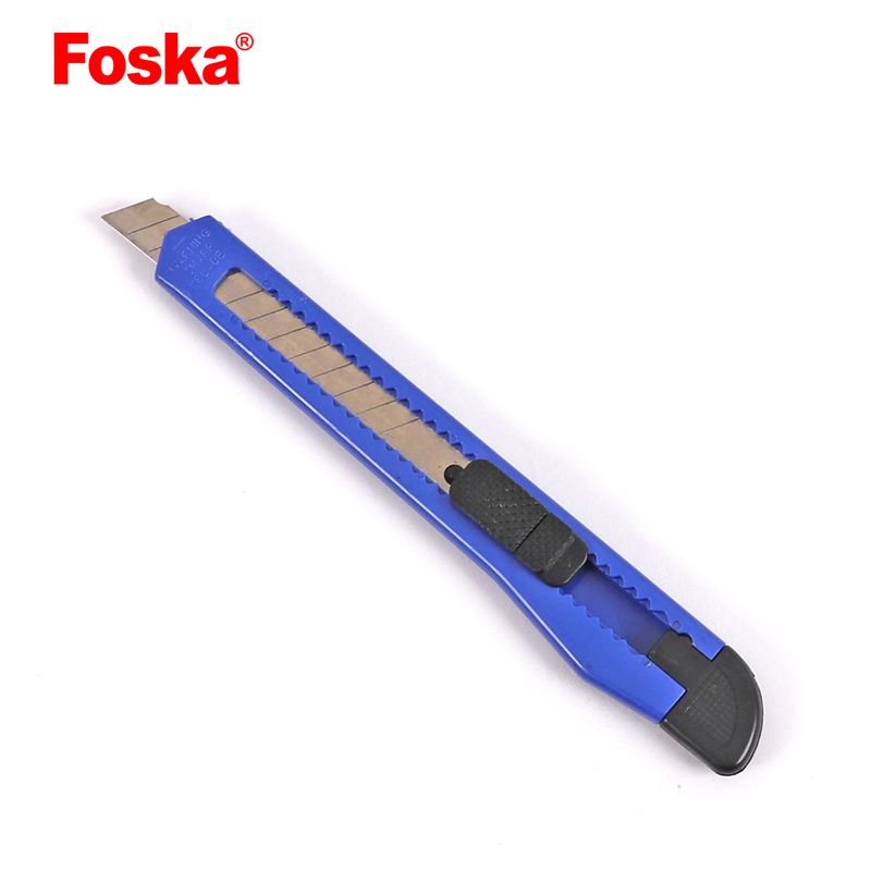 Foska 38mic Color Plastic Safety Utility Cutter Knife