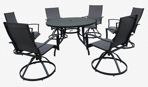 Swivel chair set