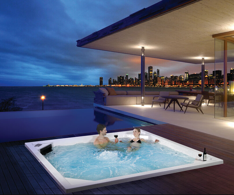 outdoor spa