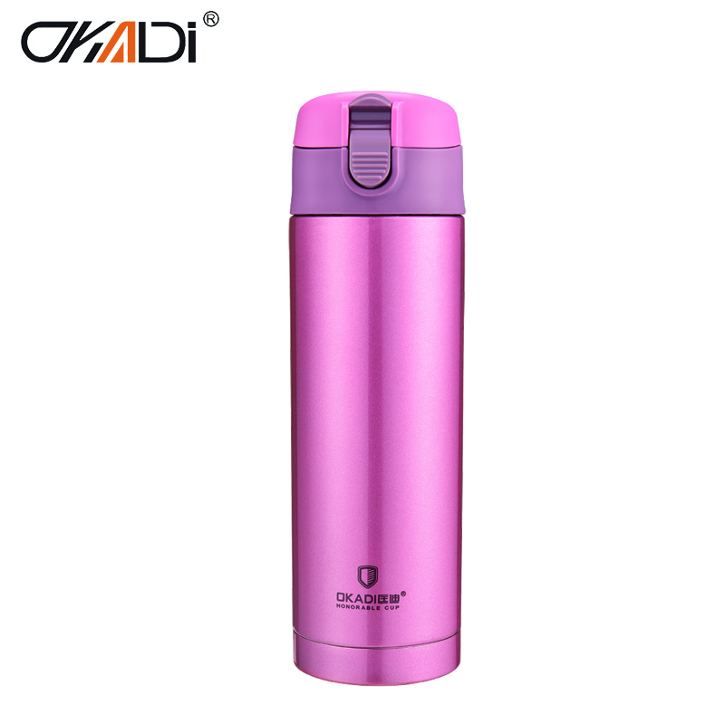 350ml High Quality Double Walled Stainless Steel Vacuum Insulated Thermal Travel Bottle with lid
